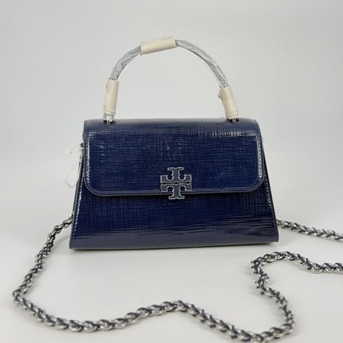 شنطة توري بورش برتن كحلي توب هاندل فوري