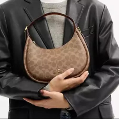 حقيبة كوتش إيميلي كتف سيغنتشر كانفاس تان تصل خلال...