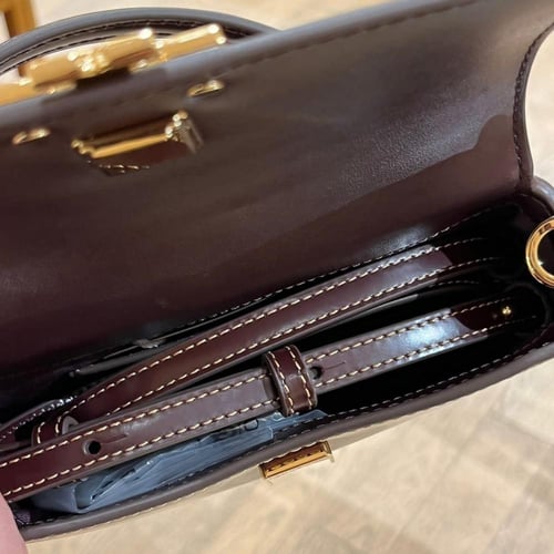 حقيبة توري بورش برتن تشين والت عنابي فوري | Tory B...