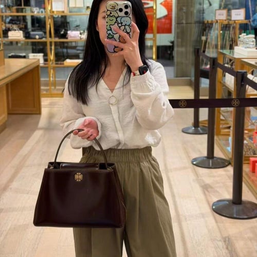 حقيبة توري بورش برتن لارج عنابي فوري