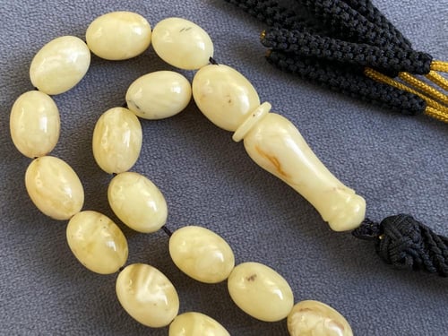 سبحة كهرمان بلطيقي طبيعي