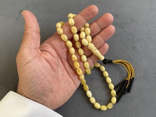 سبحة كهرمان بلطيقي طبيعي