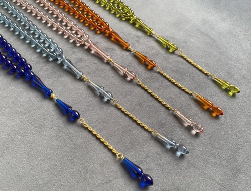 سبحة سندلس بسلسال فضة