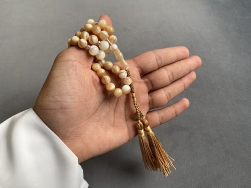 سبحة صدف طبيعي