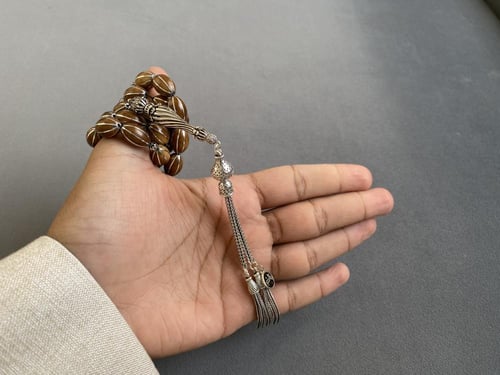 سبحة كوك فاخرة بالفضة