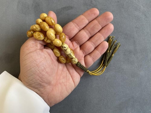 سبحة تراب كهرمان بولندي فواح