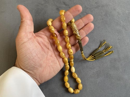 سبحة تراب كهرمان بولندي فواح