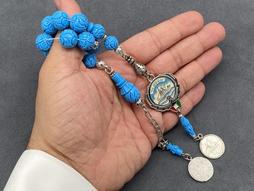 سبحة يونانية بولنق بشعار الكويت