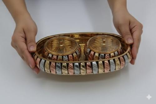 طقم صحون ضيافة 2 + 1