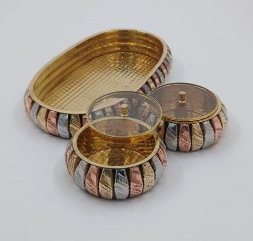 طقم صحون ضيافة 2 + 1