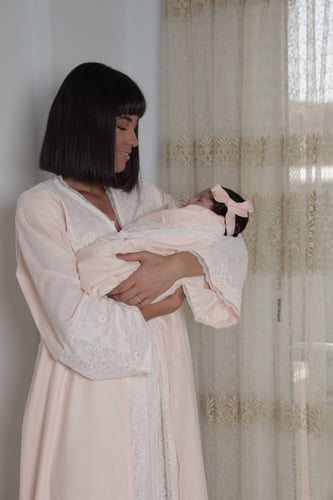 طقم قميص وروب وكوفلة عدة الوان