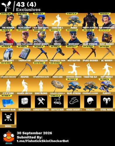 [PC] 71 skins | OG STW | الحاصد | عميلة النخبة | ق...