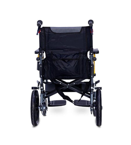 كرسي متحرك ألمنيوم خفيف الوزن بعجلات صغيرة – عملي...