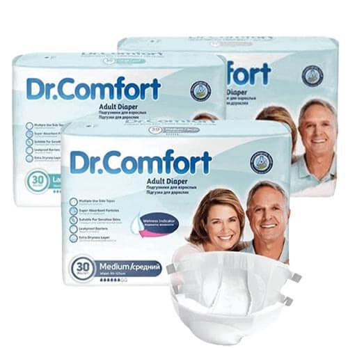 حفائض دكتور كومفورت لاصق – امتصاص عالي وثبات مضمون...