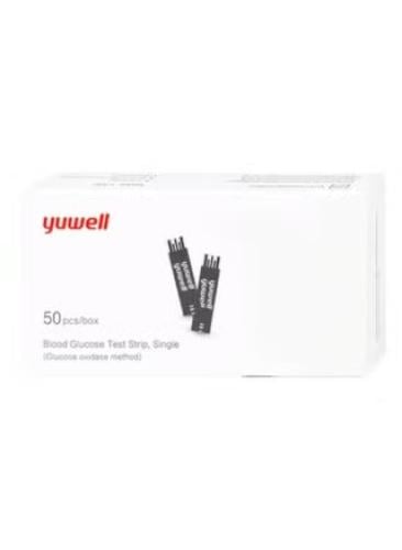شرائط جهاز قياس السكر Yuwell – 50 قطعة | العناية ا...
