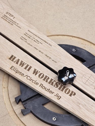 Router Circle & Ellipse Jig