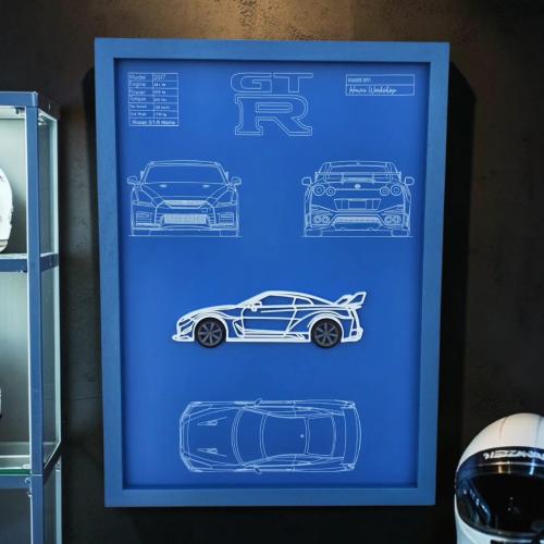 Nissan GTR - Blue Print (جي تي ار)