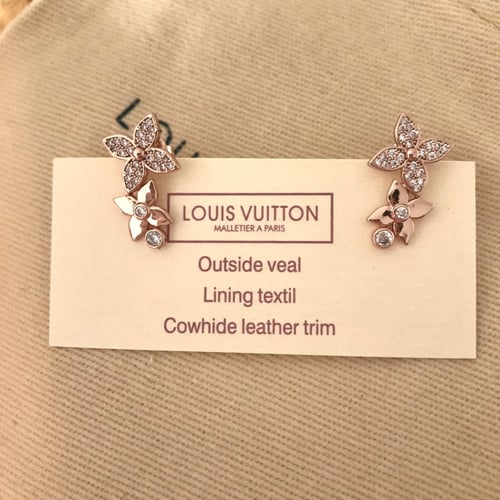 أقراط فضه من لويس فيتون ( روز )