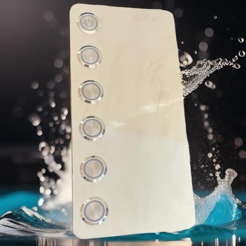 لوحة مفاتيح ستانلس ستيل 304 مدعمة اكرلك 6m عالية ا...