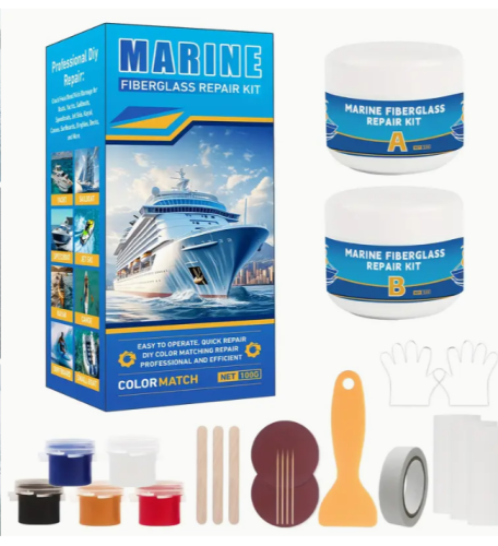 مجموعة عالية الجودة لأصلاح قوارب الفيبر قلاس