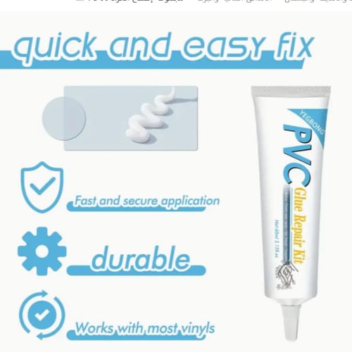 مجموعة أصلاح ألألعاب المائية pvc والمسابح pvc