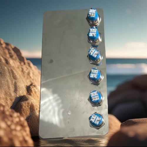 لوحة مفاتيح ستانلس ستيل 304 مدعمة اكرلك 6m عالية ا...