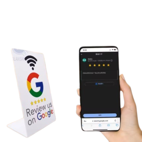 ستاند تقييم جوجل لنشاطك التجاري NFC Instagram