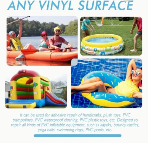 مجموعة أصلاح ألألعاب المائية pvc والمسابح pvc