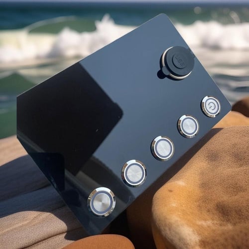 تصميم أنيق للوحة كرلك 5 مفاتيح ستانلس ستيل ضد الصد...