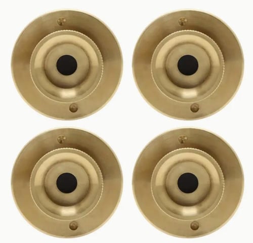 صمام هواء نحاسي فاخر من كويتسو بطول 5.28 سم - إكسس...