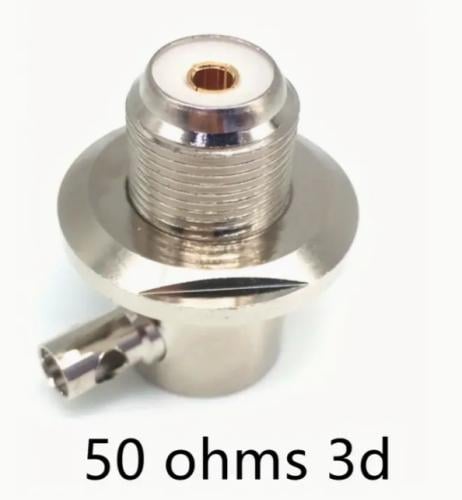 موصل UHF SO239 أنثى زاوية 90 درجة 50 أوم 1.5D/3D/5...