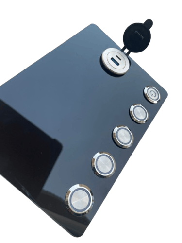 تصميم أنيق للوحة كرلك 5 مفاتيح ستانلس ستيل ضد الصد...