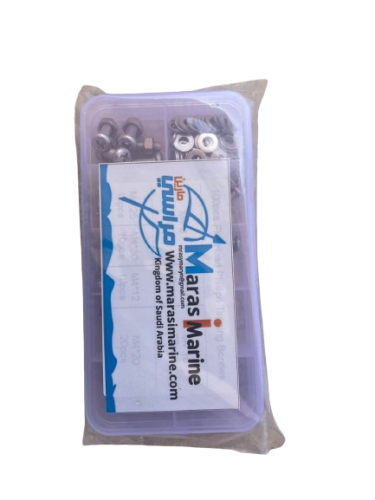 مسامير وبراغي سكروب ستانلس ستيل 304 /200 قطعة متعد...