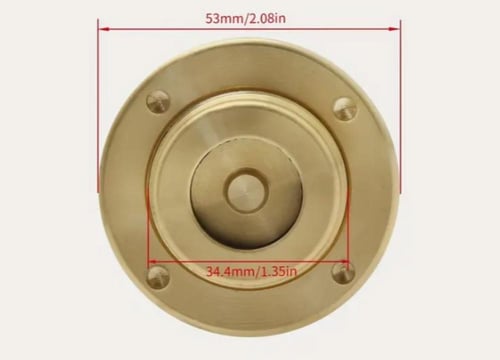 صمام هواء نحاسي فاخر من كويتسو بطول 5.28 سم - إكسس...