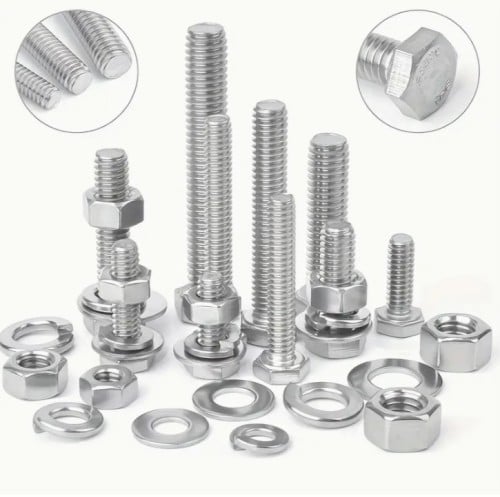 225 قطعة من البراغي والمسامير ستيل 304 ضد الصدا مق...