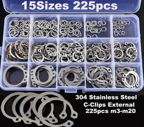 150 قطعة 304 الفولاذ المقاوم للصدأ أقفال متعددة ال...