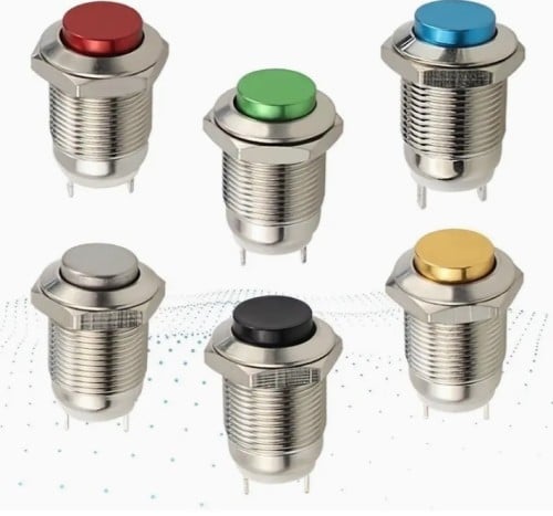 مجموعة 6 مفاتيح ملونة 12 فولت للقوارب والسيارات وا...