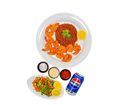 وجبة الروبيان المقلي