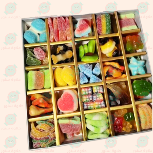 بوكس جيلي مكس مشكل مستورد متنوعة بعدة نكهات