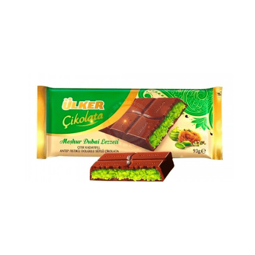 شكولاتة دبي كنافة بستاشيو من اولكر 93 جم