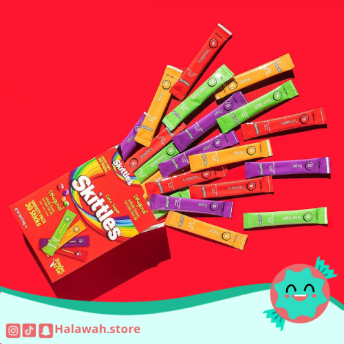 بودرة مشروب سكيتلز بالفواكه مستورد امريكي 1 ظرف