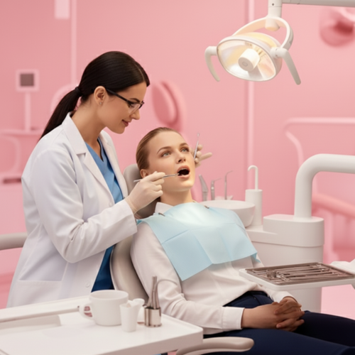 تنظيف وتلميع الاسنان