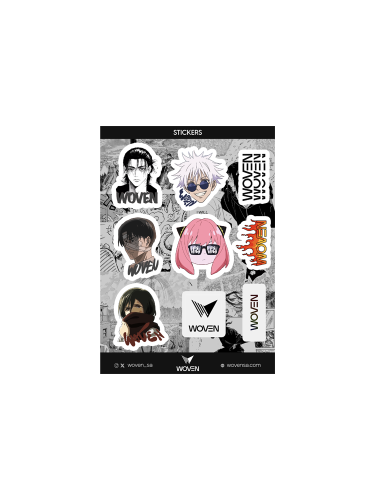 Woven 01 Stickers