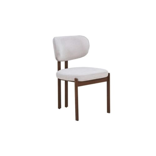 كرسي مودرن مبطن بقماش مع أرجل معدنية-عدة الوان