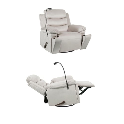 كرسي استرخاء هزاز دوّار مع قاعدة جوال-بعدة الوان