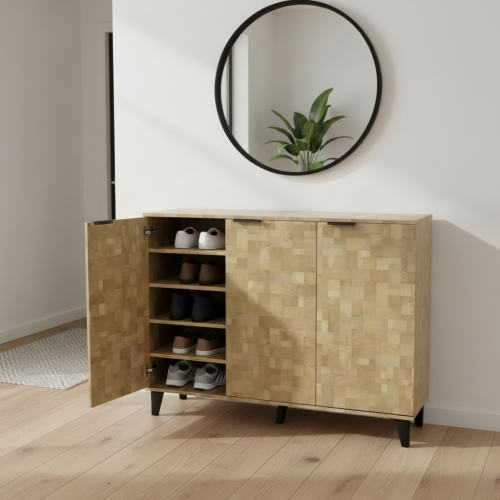 خزانة تنظيم متعددة الاستخدامات بـ 3 أبواب