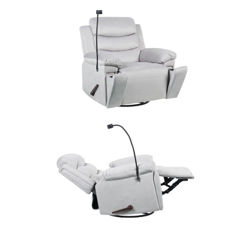 كرسي استرخاء هزاز دوّار مع قاعدة جوال-بعدة الوان