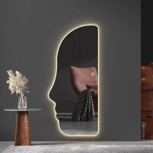 مرأيه جدارية إضاءة LED مقاس 160cm