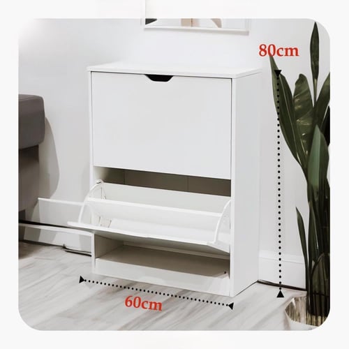 جزامة خشب قلاب للأحذية عصريه مكونه من دورين منزلقه...