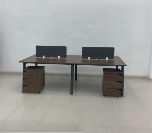 وحدة عمل مشتركة مودرن مع فاصل خصوصية ووحدات أدراج...